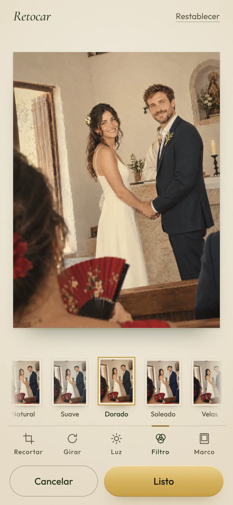 Editor de fotos con filtros